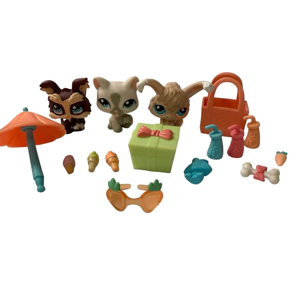 Littlest Pet Shop Balloons N Treats Party Set #1471 #1472 #1473 Hasbro LPS